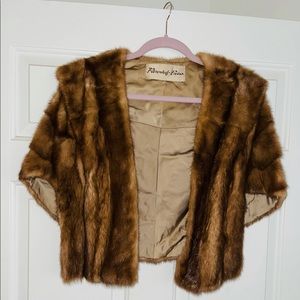 Natural Pastel Mink Stole